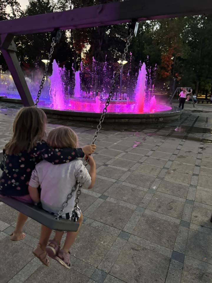 Druskininkai su vaikais
