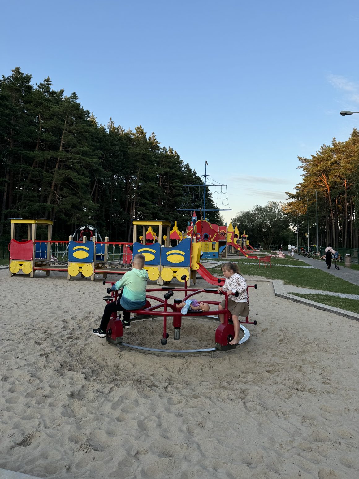 vaikų žaidimų aikštelė Palangoje