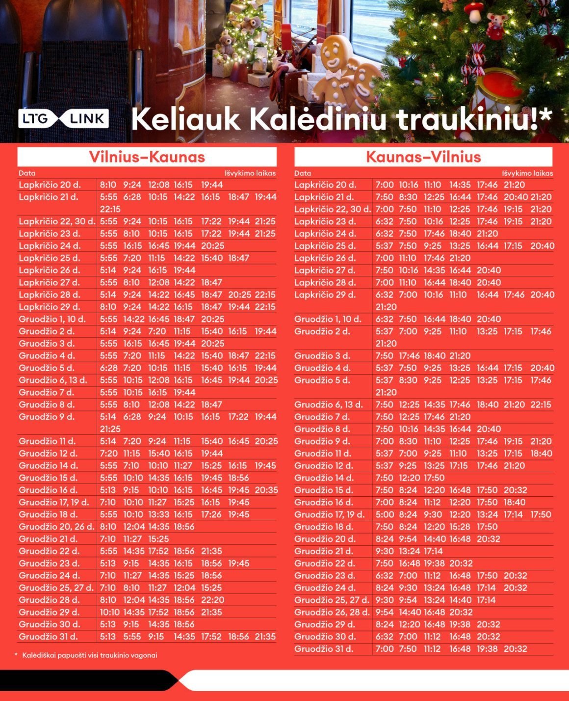 Kalėdiniai traukiniai
