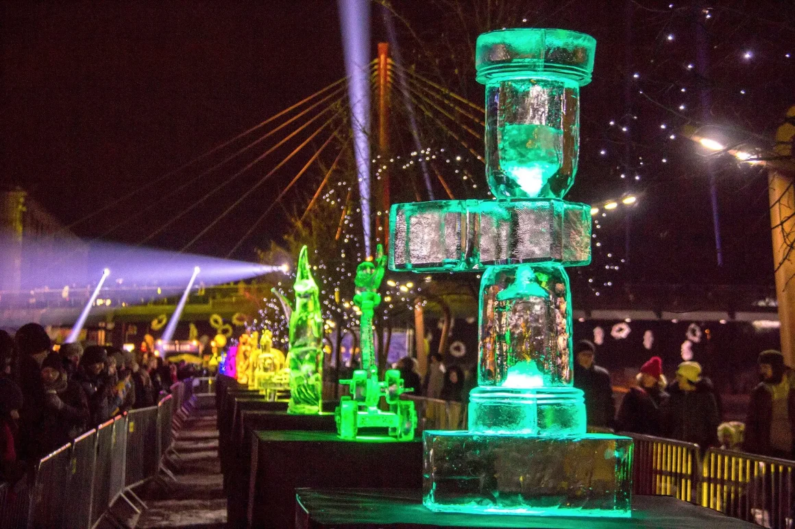 Jelgavos ledo skulptūrų festivalis 