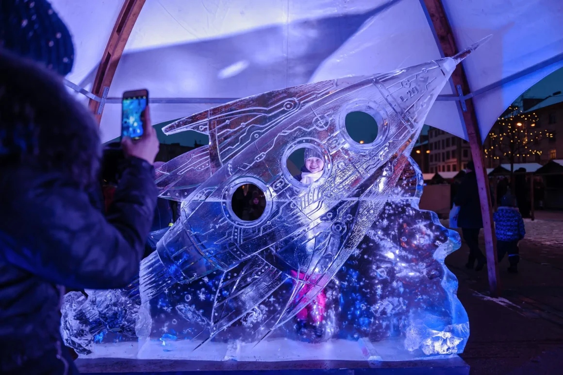Jelgavos ledo skulptūrų festivalis 
