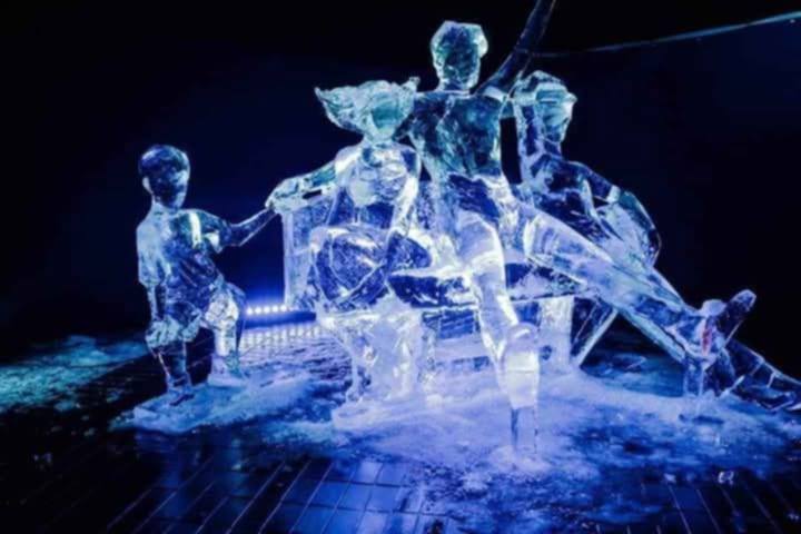 Jelgavos ledo skulptūrų festivalis 